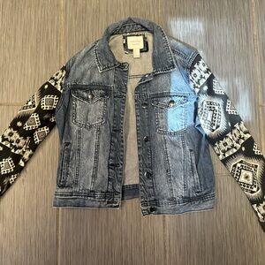 Forever 21 tribal denim jacket